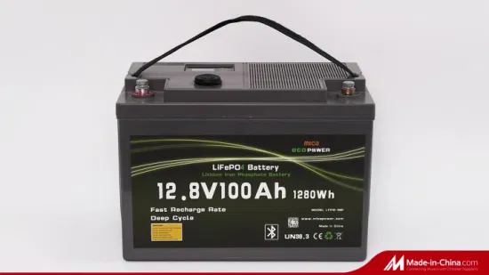 Batteria al litio Deep Cycle Li Ion 12V 100ah LiFePO4 per sistema solare / camper / camper / barca / carrello da golf Batterie Au Lithium Baterí a De Litio